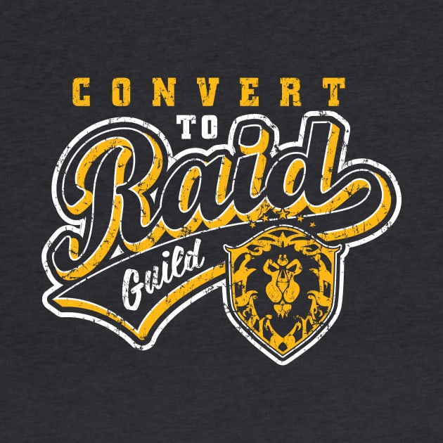 Convert to Raid Guild - Vintage (distressed) by Signals Media